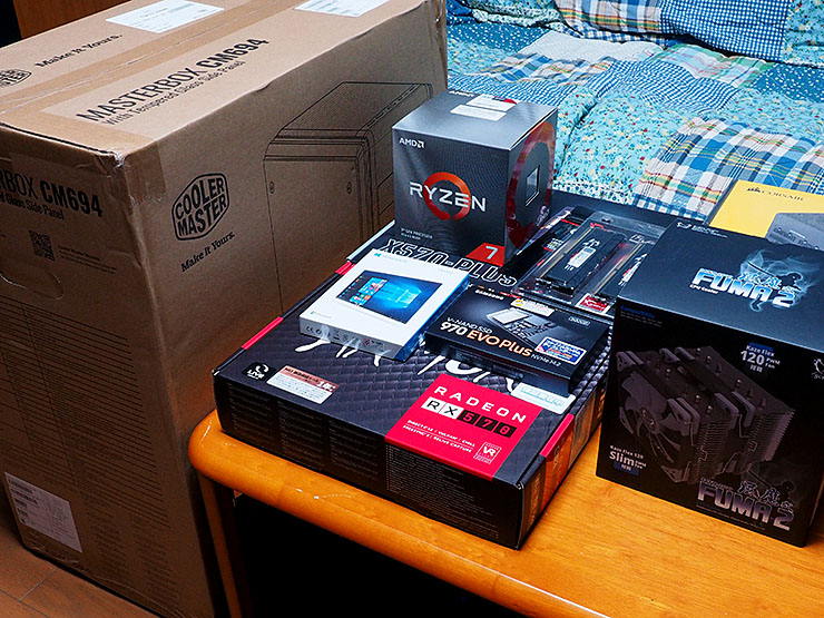 AMDの第3世代Ryzenで人生初の自作PCに挑んでみた | It's my pc life…
